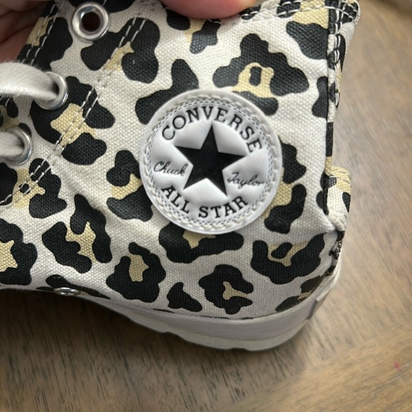 Converse Chuck Taylor All Star Leopard Lugged Platform High Top Canvas Womens 6 - Picture 7 of 12
